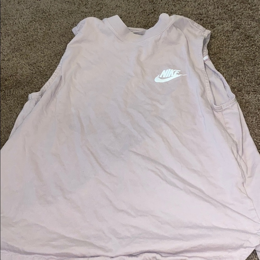 Nike nude workout top